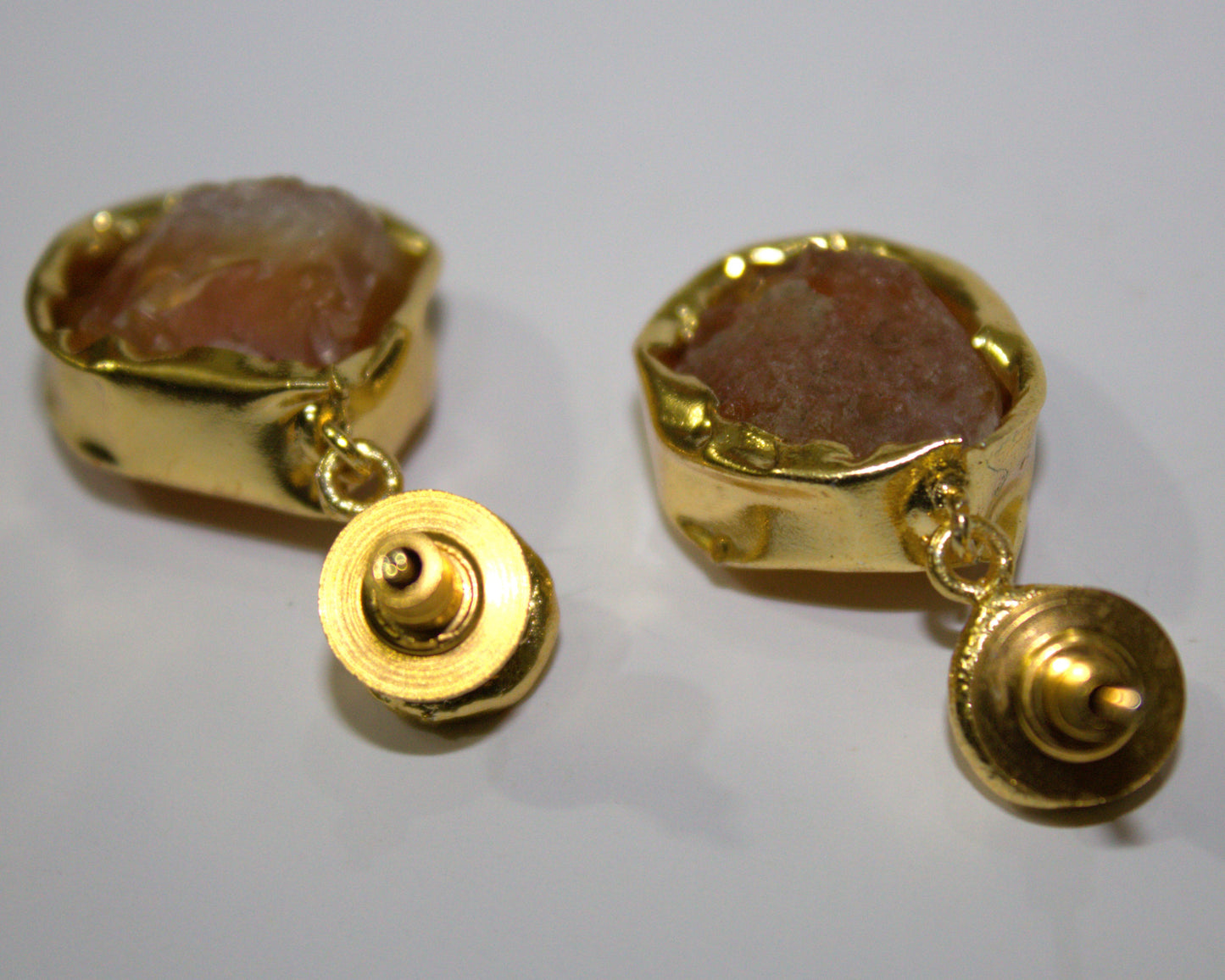 Aura Stone Stud Earrings