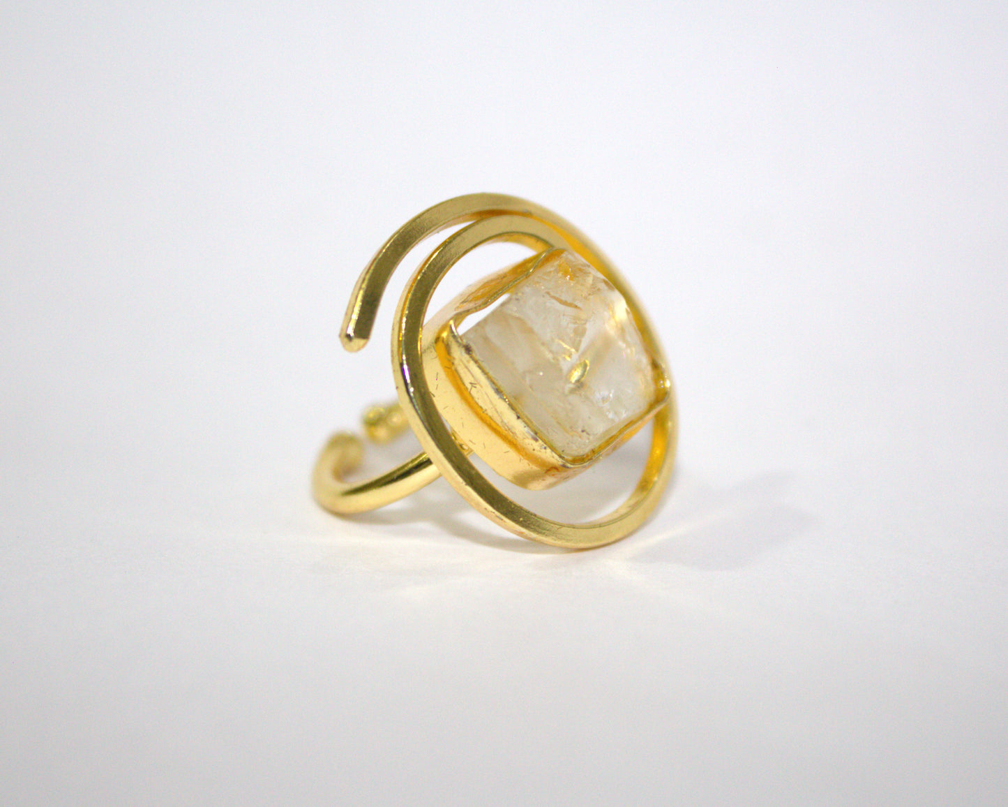 Celestial Orbit Stone Ring