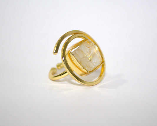 Celestial Orbit Stone Ring